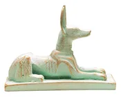 Anubis Reclining Patina - 3"