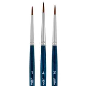 BelleAqua® 3pc Smaller Size Rounds Set | Short Handle | BA-2758S