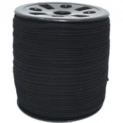 1/6” Black Banded Elastic-100 Yard Roll