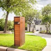 Overland Mailbox - Steel & Ipe Wood