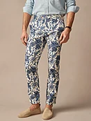 Cream/Blue Heirloom Paisley Madison Fancy Pants | Men's Pants | J.McLaughlin