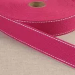 100% Cotton Web Stitches Fuschia