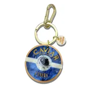 Hand-painted Caviar Bag Charm + Keychain