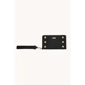 HAMMITT BRYANT WALLET IN BLACK NYLON/RED ZIP