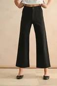 Black Crop Pants