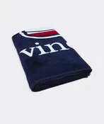 American Flag Whale Beach Towel