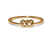 Brighton Interlok Linked Hearts Hinged Bangle