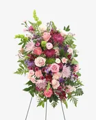Fresh Floral Standing Spray in Pinks — Cactus & Tropicals