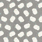 All Our Stars Gray Sheep 82581-914 By Wilmington Prints