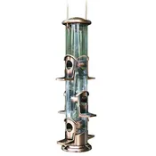 WOODLINK Radiant Songbird Bird Feeder, Brushed Copper, 1.5-Lb. Capacity