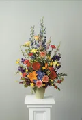 1-82-11 Impressions Celebration Container of Bright Colorful Flowers