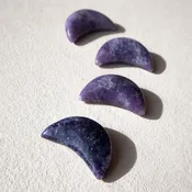 Lepidolite Moon 1"