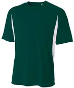 A4 Men's Performance Color Block Crew Shirt