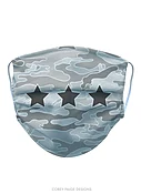 Adult Face Mask - Stars on Camo