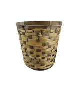 #G90PB- 8″ Plant Basket – Honey Brown