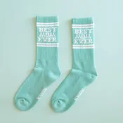 Best Mom Ever Ribbed Socks