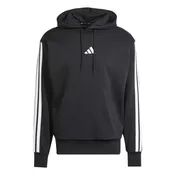 adidas Mens Essentials 3-Stripe Pullover Hoodie