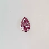 0.15 CARAT PEAR SHAPE NATURAL FANCY INTENSE PURPLISH PINK EVEN LOOSE PINK DIAMOND GIA CERTIFIED 0.15 CT FIPP BY MIKE NEKTA NYC