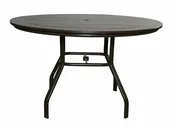 48″ RD Dining Table with aluminum base