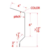 10-Foot X 3-Inch Painted Fascia Trim
