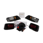 Huskey EZGO LED Light Kit Adjustable LED Headlights & Taillights 12 Volt For TXT Golf Cart 96-13 Basic Harness Included -Do Not Fit EZGO T48 (TXT 2014+) /RXV/ST Models