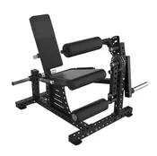Commercial-Grade Plate Loaded Leg Extension and Curl Combo