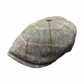 Slim Newsboy Relax Cap - Brown Tweed