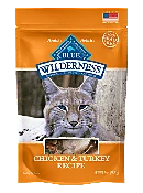 Blue Wilderness Grain Free Moist Chicken &amp; Turkey Treats for Cats - 2oz - Whiskers Holistic Petcare
