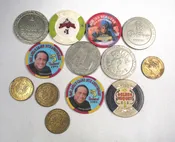 Vintage Lot of Gaming Tokens & Poker Chips AQ802
