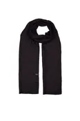 Black - Burgundy Diamond Patterned Scarf
