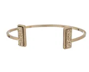 Gold Double Druzy Bracelet