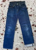 Vintage 1960's USA Kids Levi 302 "E" Redline Denim Jeans (JYJ0524-264)