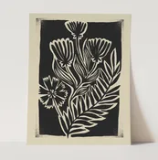 Mid Century 11" x 14" Prints B&W Reach Wall Art