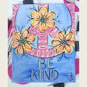 Art To Go paint kit "Be Kind" | The Painted Petal | Art Design Studio | Sanford NC