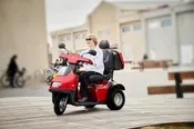Afiscooter S3 3-Wheel Heavy Duty Power Mobility Scooter (450 lbs) by Afikim