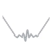 0.39 CTW Heartbeat Necklace
