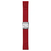 Cut-to-Fit Rubber Strap, 24 mm, Red