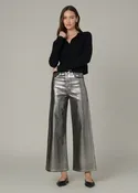 The Mia Pewter Foil High Rise