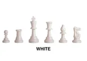 17 Staunton White Chess Pieces for Chess Set [Toy]