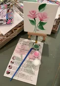 Art To Go mini kit Rosebud | The Painted Petal | Art Design Studio | Sanford NC