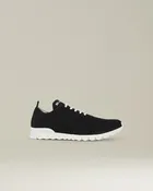 BLACK STRETCH-KNIT FITS SNEAKERS