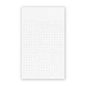 100 Personalized 3 x 5 Cards, Vertical Dot Grid