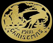 1988 Brass Biedermann Ornament