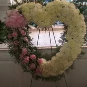 Pink Rose Heart  Tribute