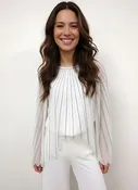 BEST SELLER! Handcrafted Jeweled Poncho in White — Talk of The Walk