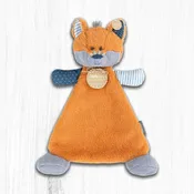 Custom Embroidered Fox Lovey Blankie | Personalized Baby Rattle & Security Blanket - 5004840071