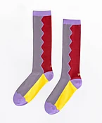 DANCING QUEEN Burgundy Knee Sock