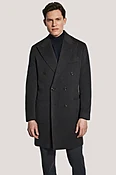 Charcoal Double Breasted Coat