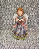 ANGEL STATUE W/ BOOK