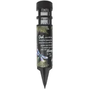 "Dad" memorial solar stake